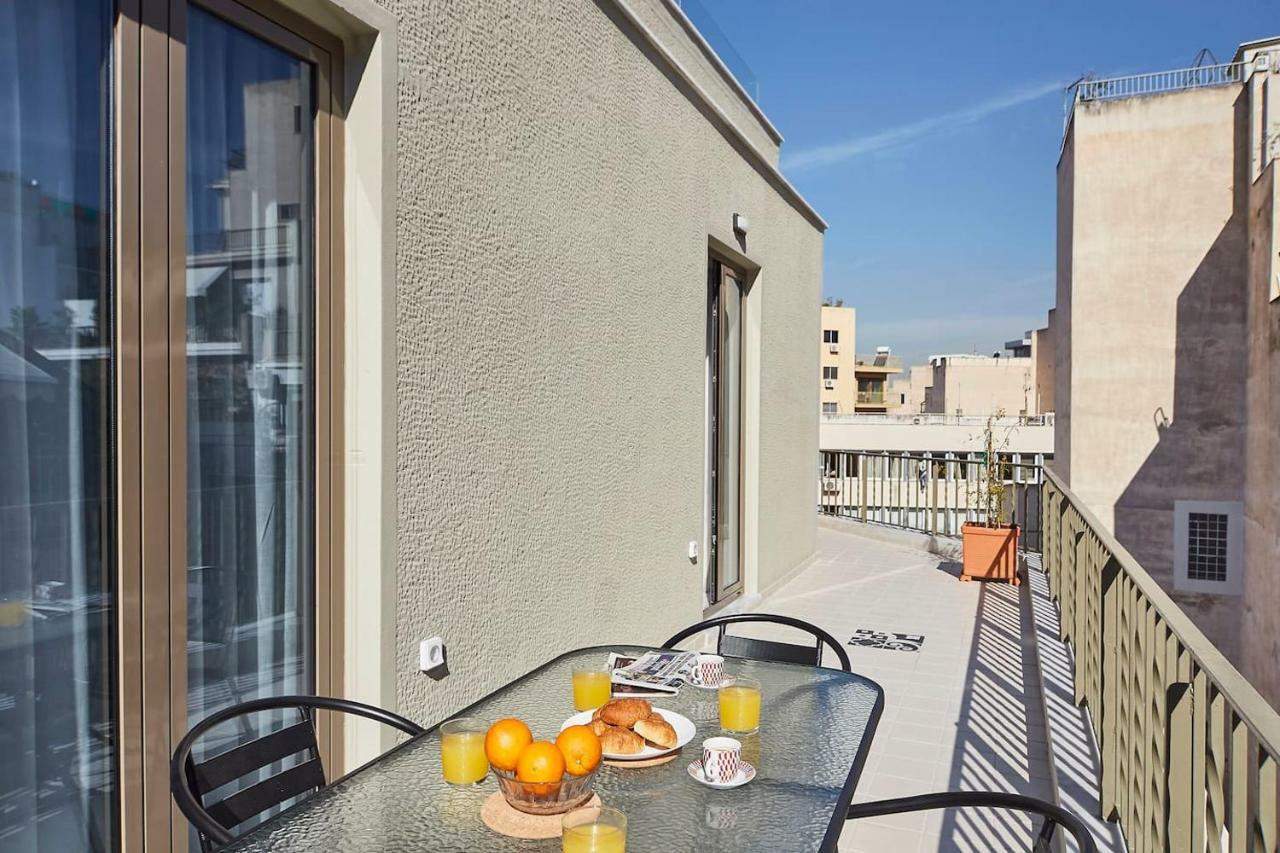 Spacious Suite W. Huge Balcony + Acropolis View Atény Exteriér fotografie